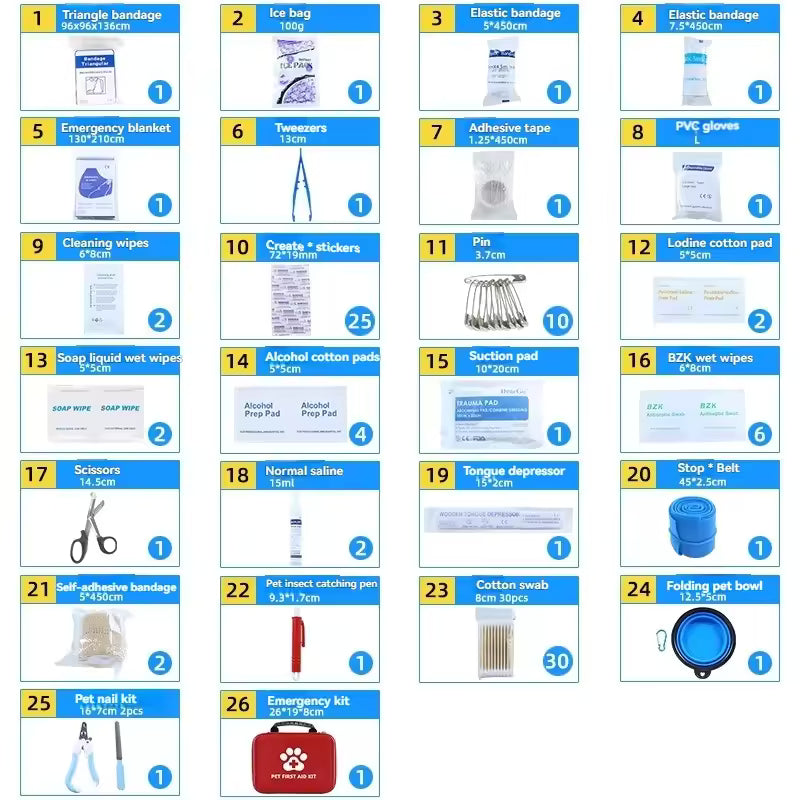 Dog Emergency First Aid Kit -FREE SHIPPING - Classy Pet Life