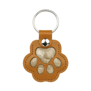 FurEverKeeps™ Paw Print Pet Hair Keepsake Keychain – FREE Today Only