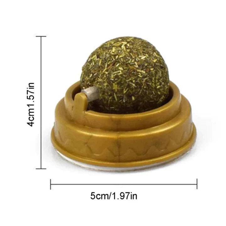 Wall Stick-on Catnip Ball Licker for Cats⢠- FREE TODAY ONLY - Classy Pet Life