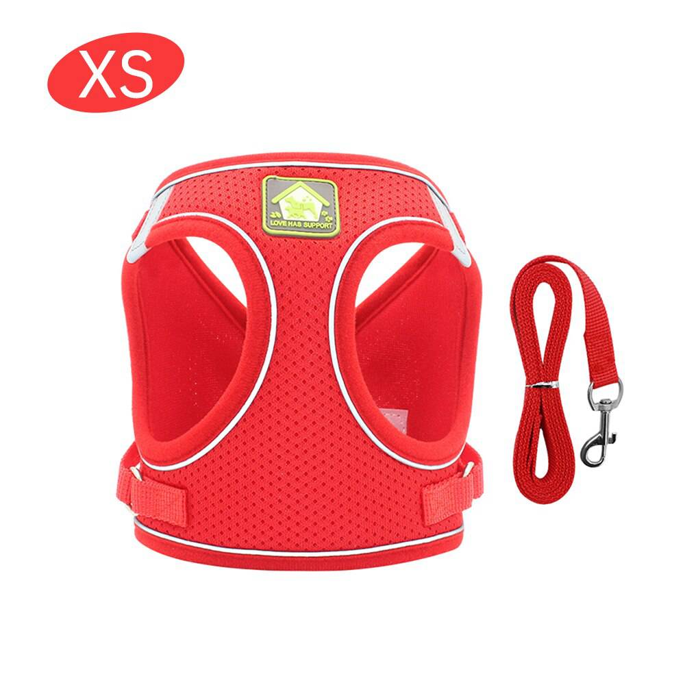 No Pull Reflective & Breathable Dog Harness + Leash - Classy Pet Life