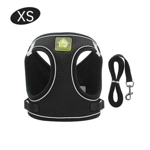 No Pull Reflective & Breathable Dog Harness + Leash - Classy Pet Life