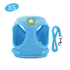 No Pull Reflective & Breathable Dog Harness + Leash - Classy Pet Life