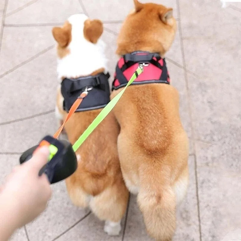 3-in-1 Dual Retractable Dog Leash-FREE SHIPPING