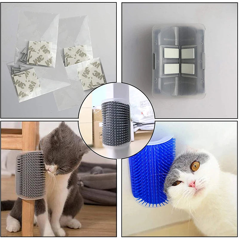 Wall-Mounted Cat Self Grooming Comb - Classy Pet Life