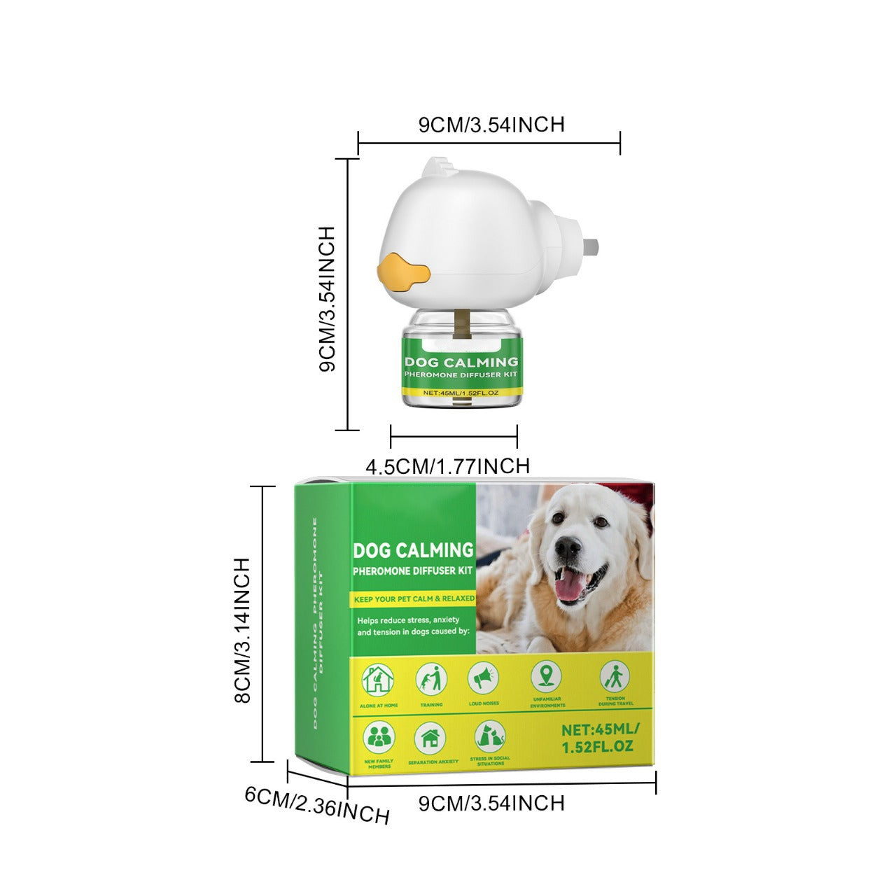 CalmEase™ Pet Calming Diffuser Kit – FREE Today Only