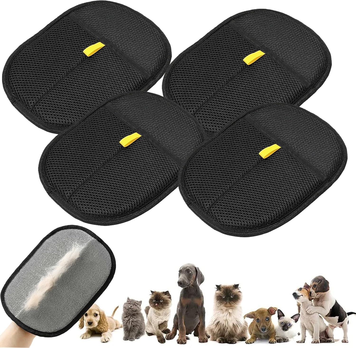 Guante quitapelos para mascotas (paquete de 2) - Classy Pet Life