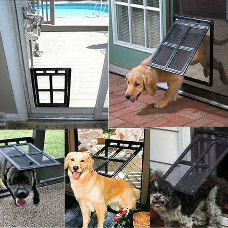 Lockable Plastic Pet Door for Screen - Free Shipping - Classy Pet Life