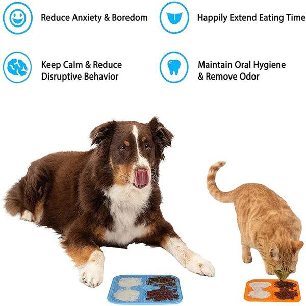 Anxiety-Relieving Interactive Lick Mat for Dogs and Cats - Free Today - Classy Pet Life