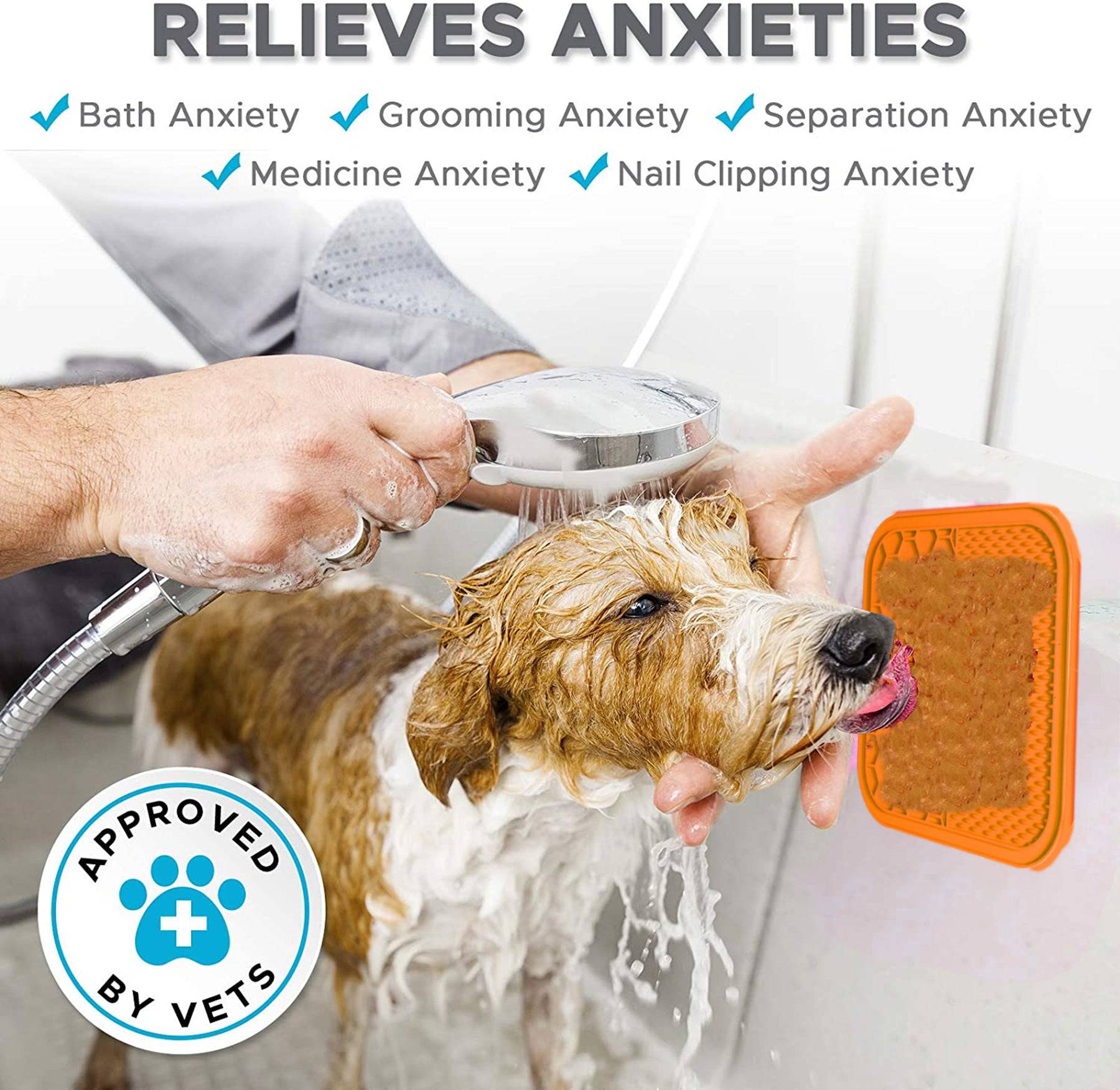 Anxiety-Relieving Interactive Lick Mat for Dogs and Cats - Free Today - Classy Pet Life