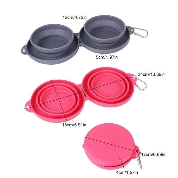 Travel Dog Diner Set - Free Shipping - Classy Pet Life