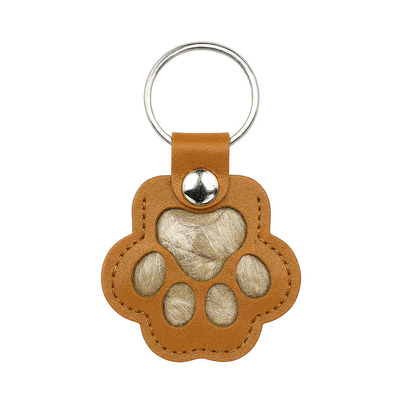FurEverKeeps™ Paw Print Pet Hair Keepsake Keychain – FREE Today Only