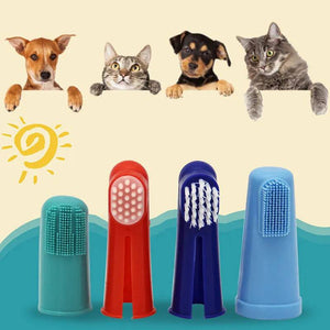 Pet Finger Toothbrush (3-Pack) - FREE TODAY ONLY - Classy Pet Life