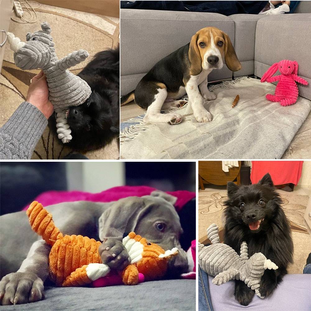 IMMORTAL SQUEAKER PLUSH TOY FOR AGGRESSIVE CHEWERS - Classy Pet Life