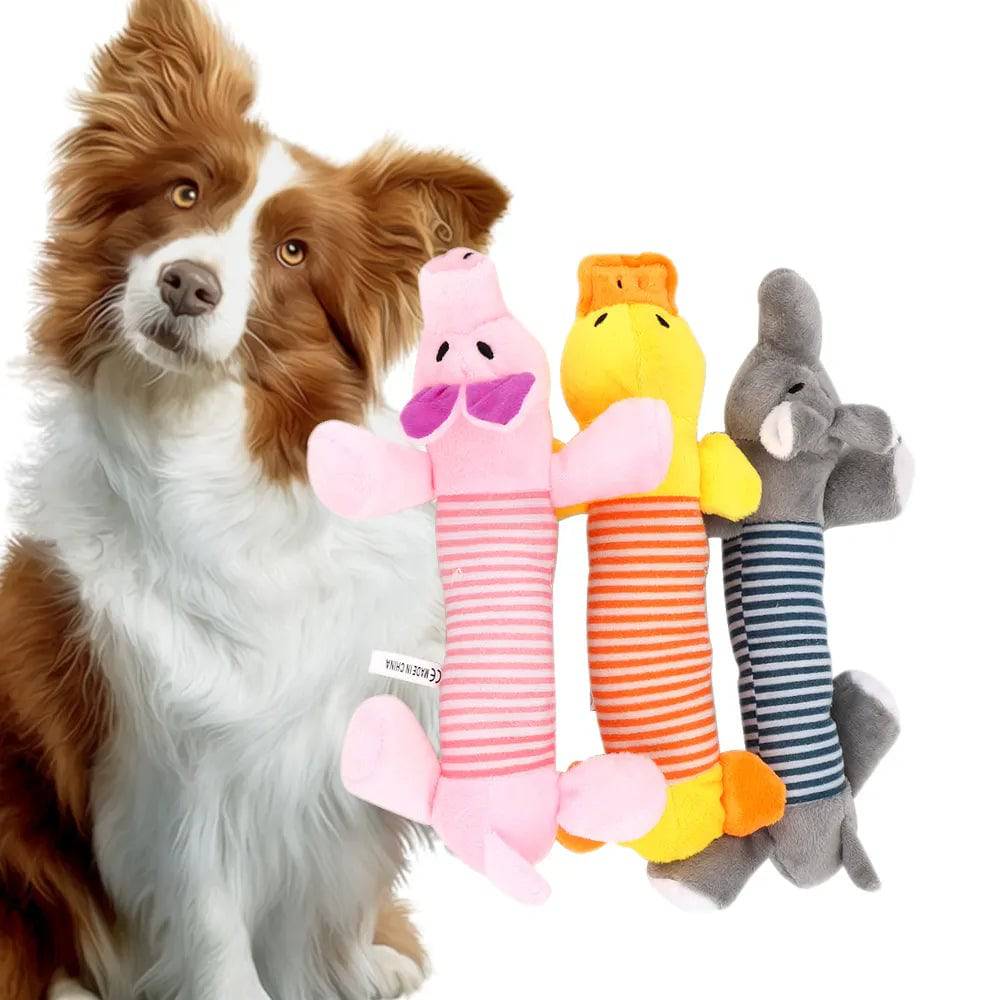 Dog Chew Squeaker Plush Toy - FREE TODAY ONLY - Classy Pet Life