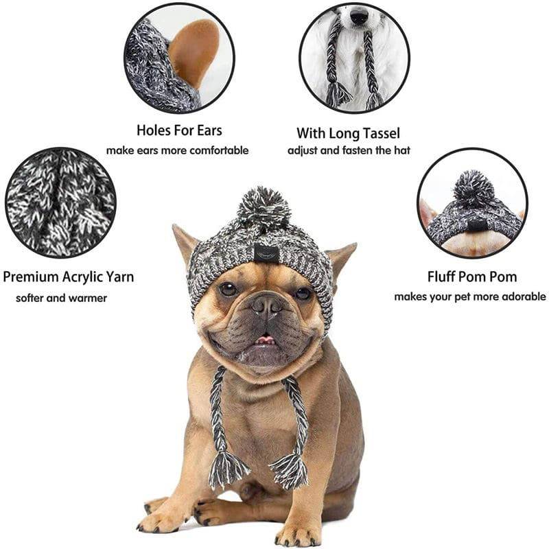 Pet Pompom Knitted Hat - FREE TODAY ONLY - Classy Pet Life