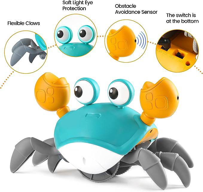 Crawling Crab Toy - Free Shipping - Classy Pet Life