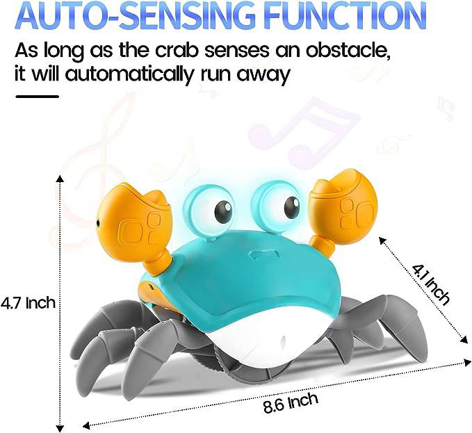 Crawling Crab Toy - Free Shipping - Classy Pet Life