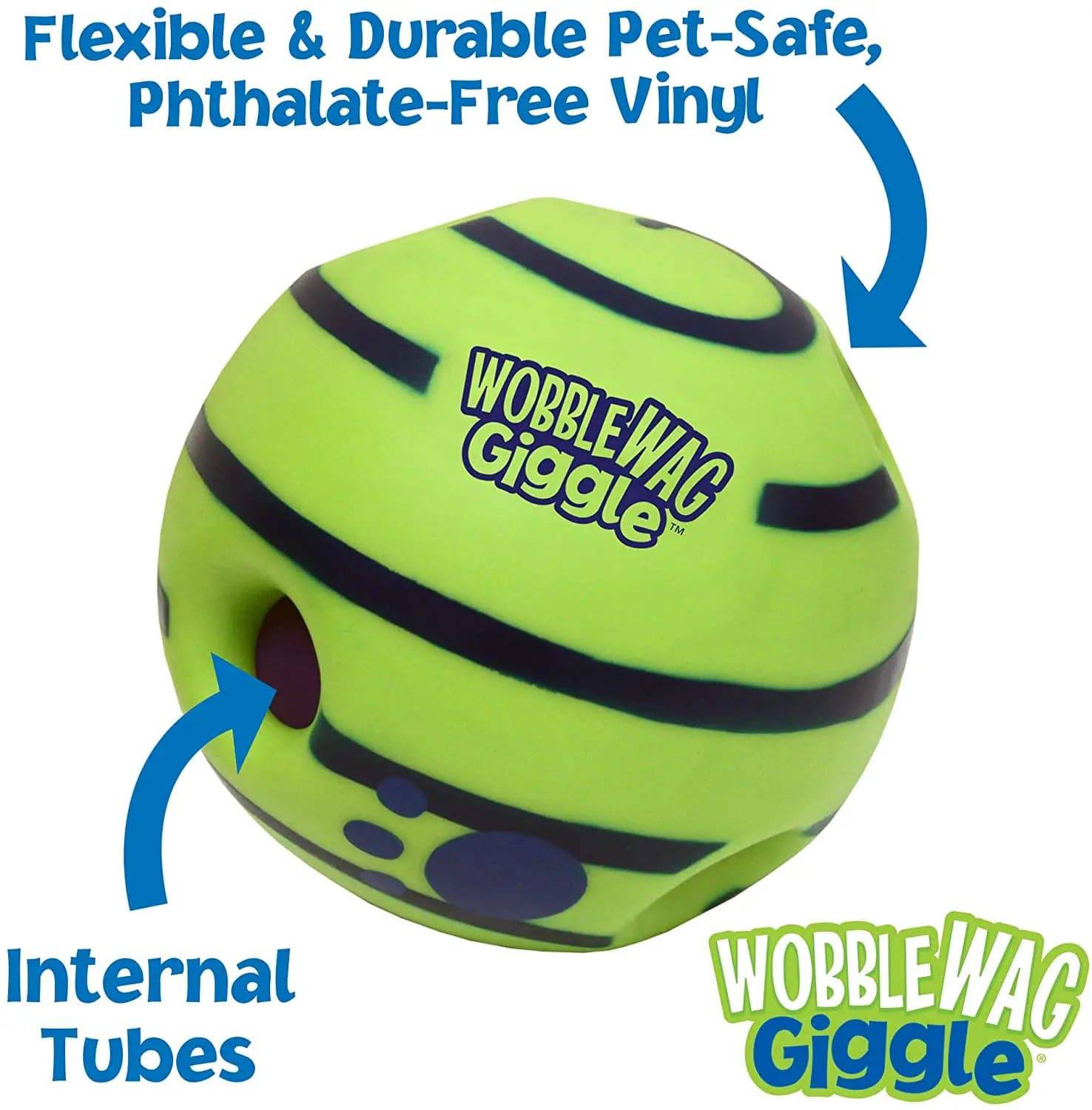 Wobble Wag Giggle Glow Ball - FREE SHIPPING - Classy Pet Life