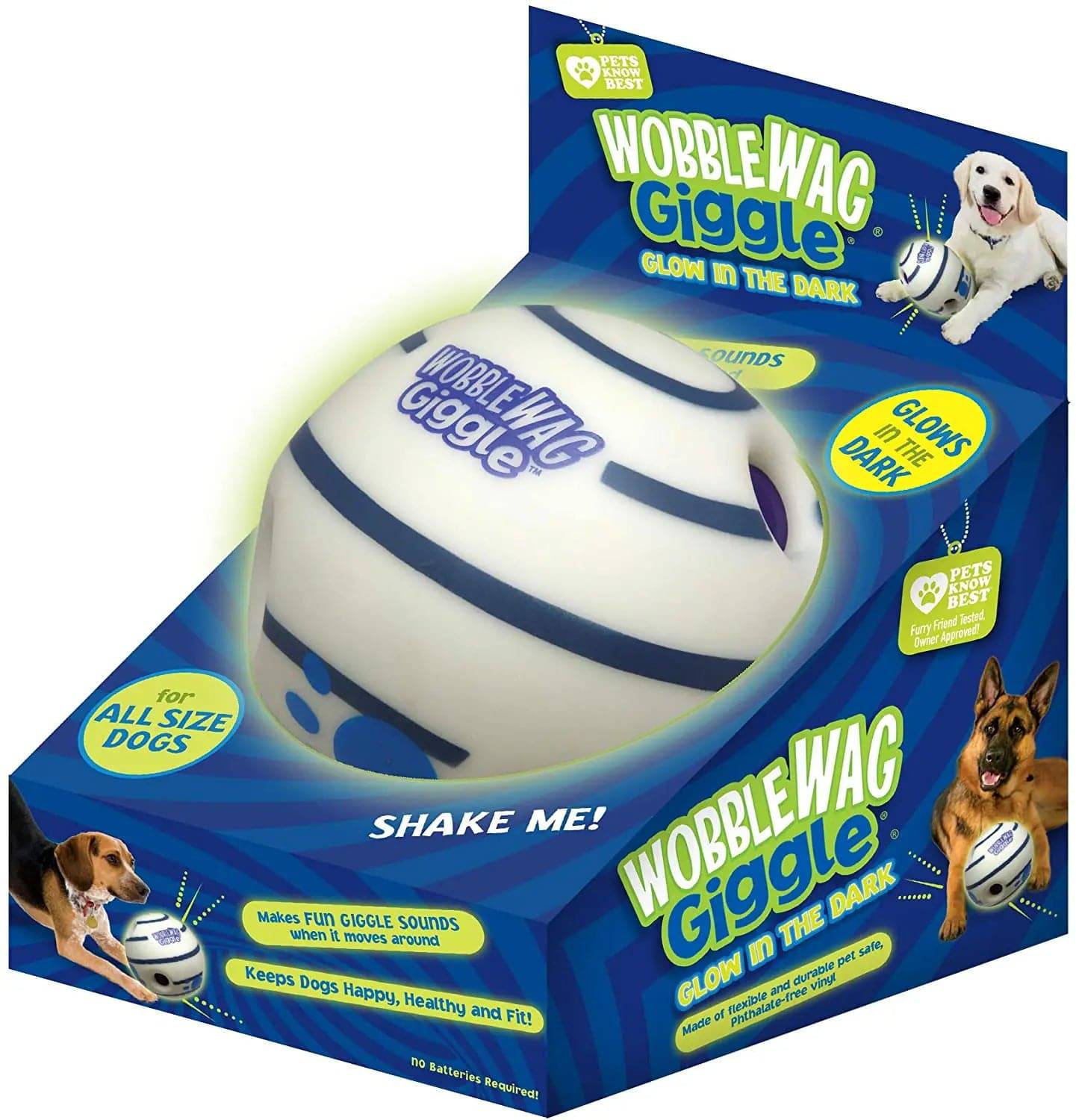 Wobble Wag Giggle Glow Ball - FREE SHIPPING - Classy Pet Life