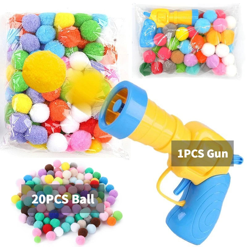 Pompom Cat Blaster + 20 Balls - FREE TODAY ONLY