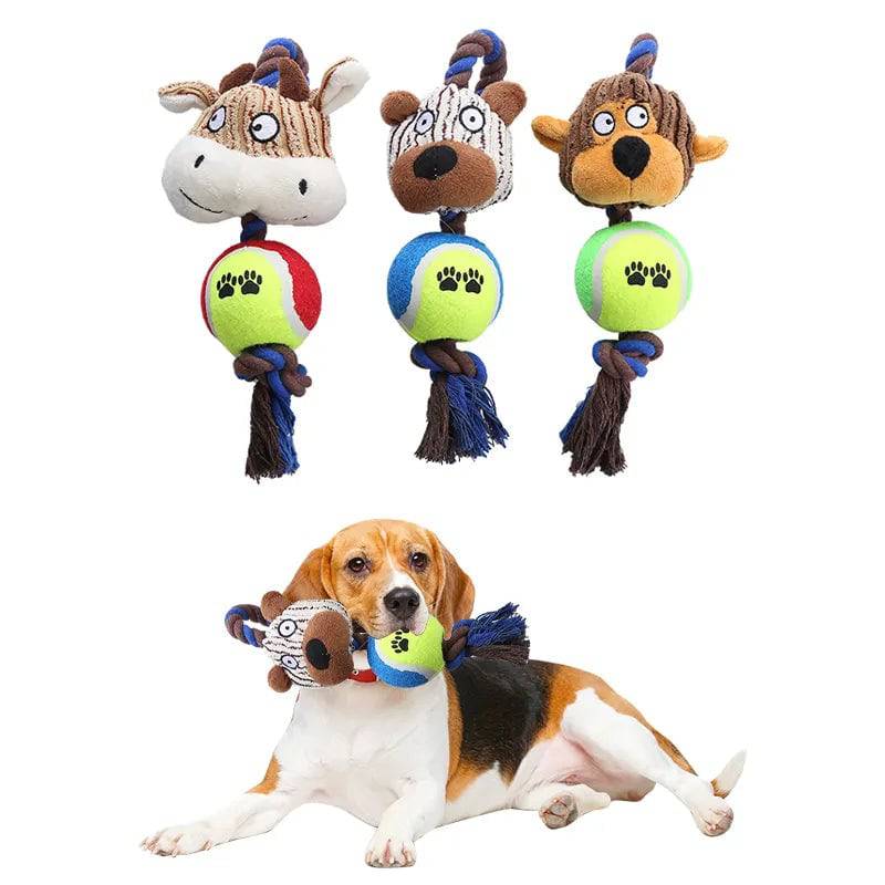 Durable Indestructible Toy With Ball - FREE TODAY ONLY - Classy Pet Life