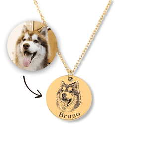 Custom Engraved Pet Photo Pendant -FREE TODAY ONLY - Classy Pet Life