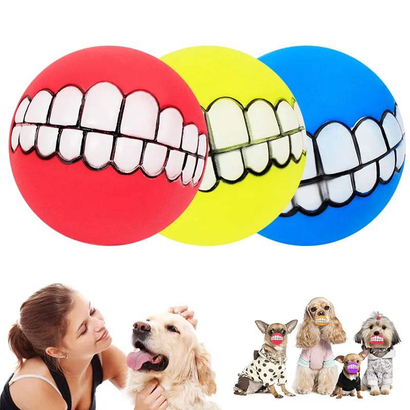 Teethball Squeaking Pet Toy for Small to Large Dogs - Free Today Only - Classy Pet Life