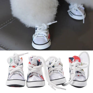 Paws Canvas Dog Shoes - Classy Pet Life