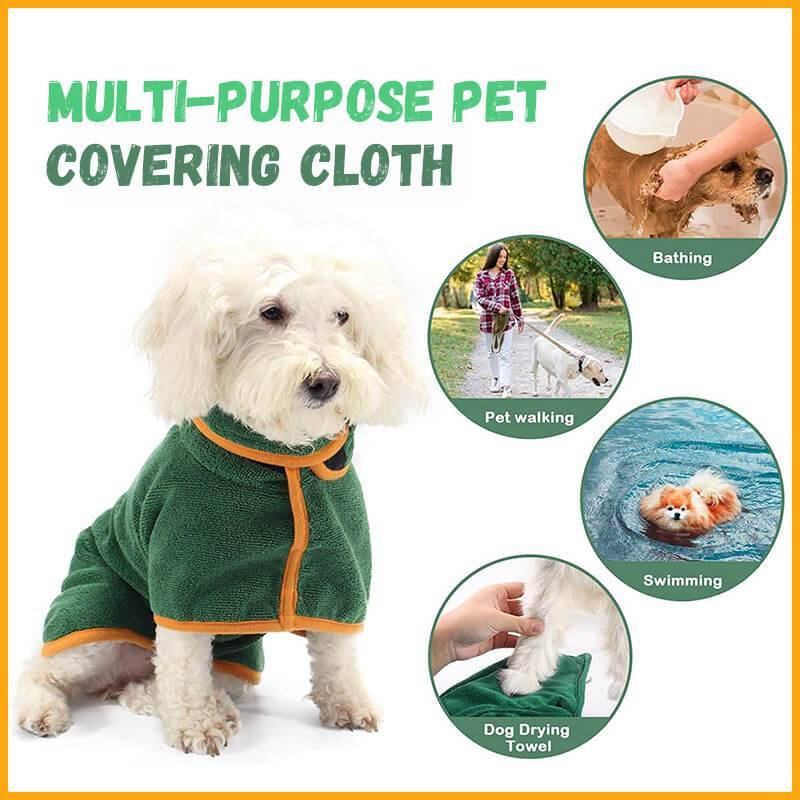 Super Absorbent Dog Bathrobe - FREE SHIPPING - Classy Pet Life