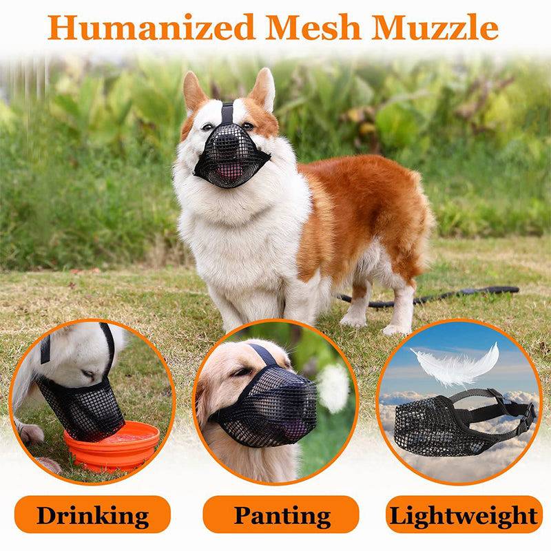 Adjustable Breathable Dog Muzzles - FREE TODAY ONLY - Classy Pet Life