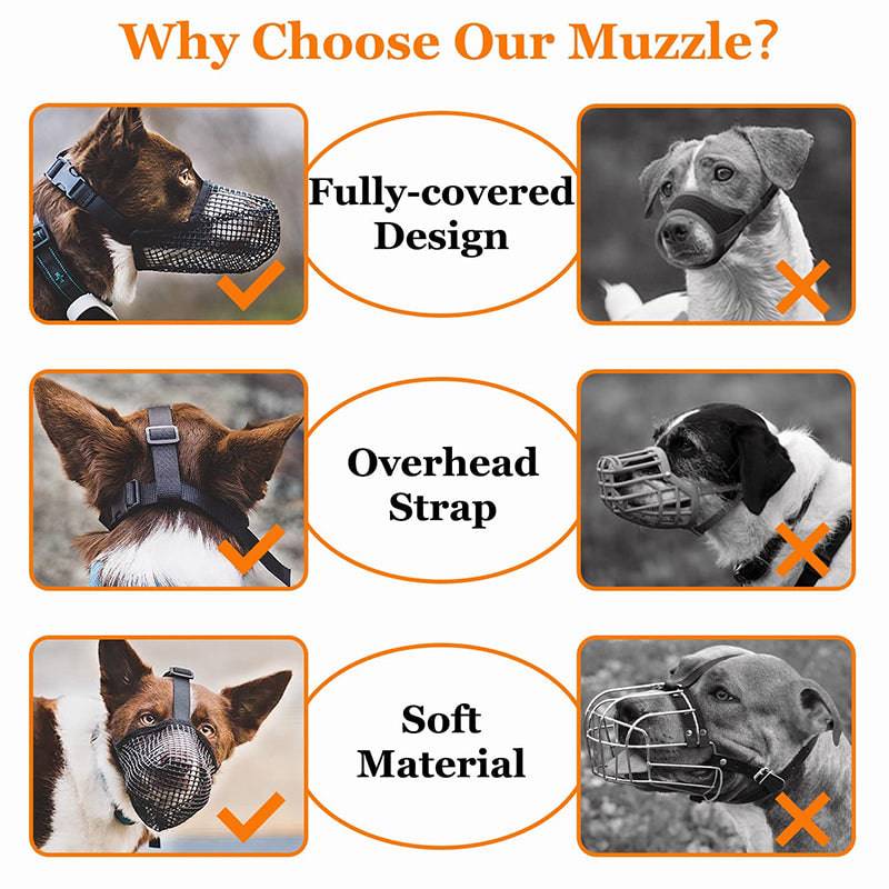 Adjustable Breathable Dog Muzzles - FREE TODAY ONLY - Classy Pet Life