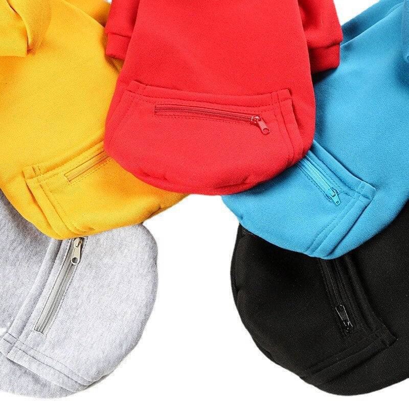 Dog Hoodie Sweatshirts with Pockets - Free Today Only - Classy Pet Life