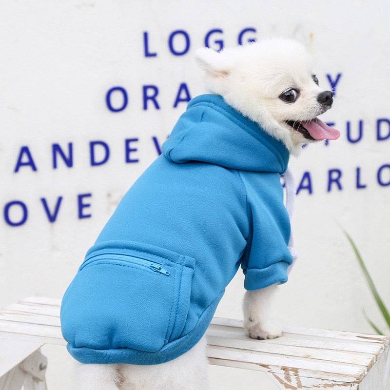 Dog Hoodie Sweatshirts with Pockets - Free Today Only - Classy Pet Life