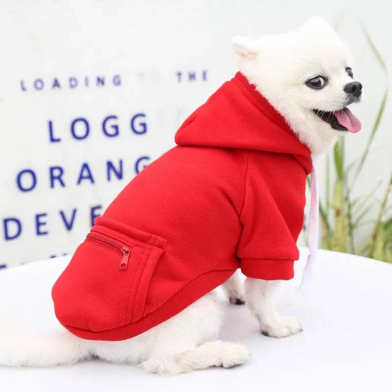 Dog Hoodie Sweatshirts with Pockets - Free Today Only - Classy Pet Life